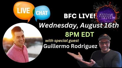 BFC LIVE w/special guest Guillermo Rodriguez