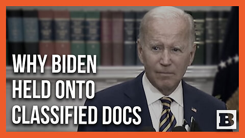 Alex Marlow Explains Why Joe Biden Kept Classified Documents Where Hunter Could Get Them