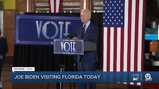 Democratic presidential candidate Joe Biden to campaign in Broward County on Tuesday