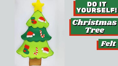 DIY - How to Make Christmas Tree Felt