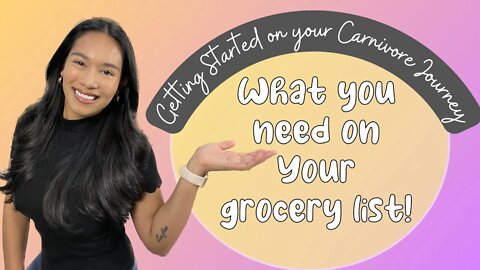 Make your Carnivore Diet Transition SIMPLE! Get Started with this Grocery List!