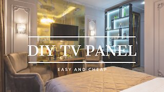 DIY Modern TV Panel Wall - with Alexa available