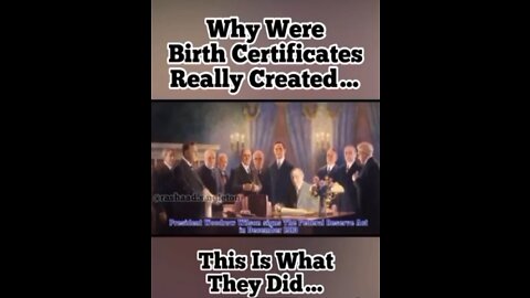 The Real reason we have birth certificates