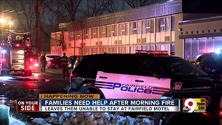 Families need help after motel fire