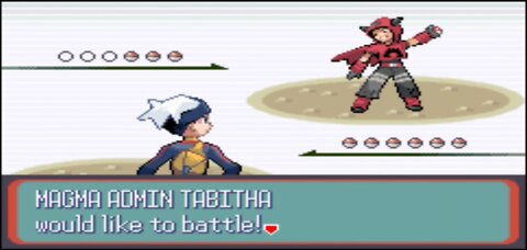 Pokemon Ruby - Team Magma Admin 1st Battle: Tabitha