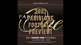 PREVIEW: 2021 Panini One Football Trading Cards! With Trevor Lawrence, Mac Jones, Micah Parsons RCs!