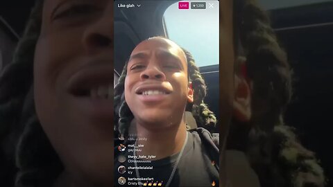 C BLU IG LIVE: C Blu Gets His Location Leaked By GPS When Driving And Bumping Ice Spice (18/05/23)