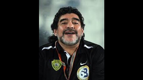 This was the last moment of Diego Maradona