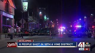 Six people shot near 18th & Highland in KCMO