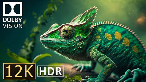 12K HDR 60fps Dolby Vision | Amphibians 12K - Scenic Wildlife Film With Calming Music