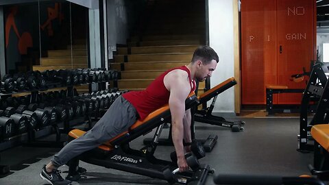 Incline Dumbbell Row