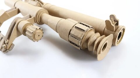 Scope & Barrel | How to Make Cardboard Gun