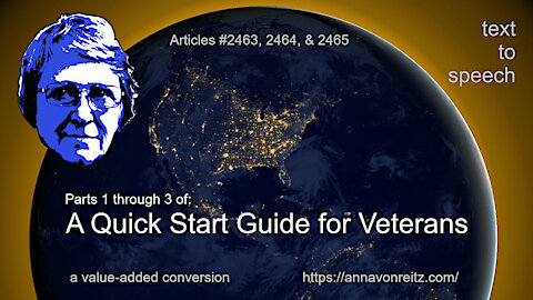 Quick Start Guide for Veterans (TTS)