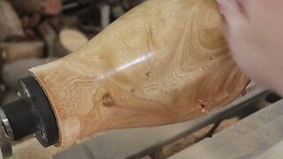 Wood Turning a Horned Vase