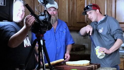 Filming the Biggest Bacon Cheeseburger EVER (20 POUNDS!) on Weber Kettle