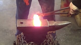 Forging an over the door hook