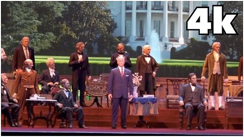 [4k] The Hall of Presidents with Joe Biden Now Open | Disney's Magic Kingdom