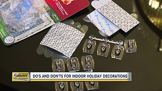 Do's and don'ts for indoor holiday decorations