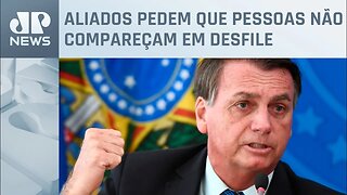 Apoiadores de Bolsonaro fazem campanha para o ‘fique em casa’ no 7 de Setembro