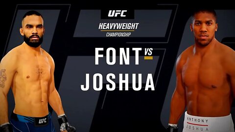 EA Sports UFC 4 Gameplay Anthony Joshua vs Rob Font