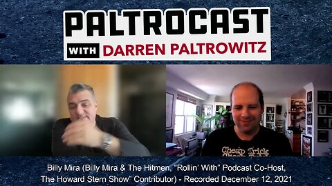 Billy Mira interview with Darren Paltrowitz