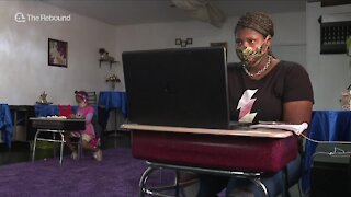 Cleveland boutique becomes virtual learning, child care center for students