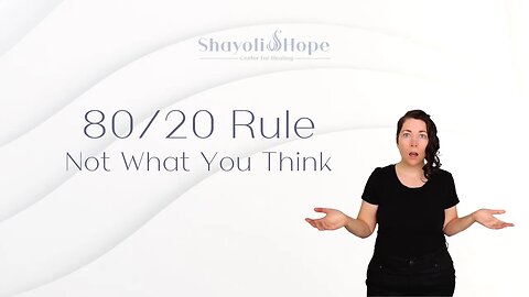 80/20 Rule in 2023 || It's Not What You Think! || Spirituality || Christian