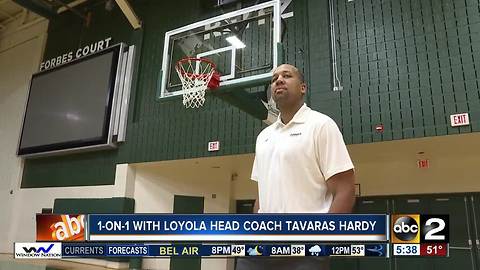 1-on-1 with Loyola's Tavaras Hardy