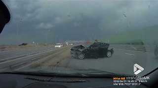 Crazy crash and smash on motorway || Viral Video UK