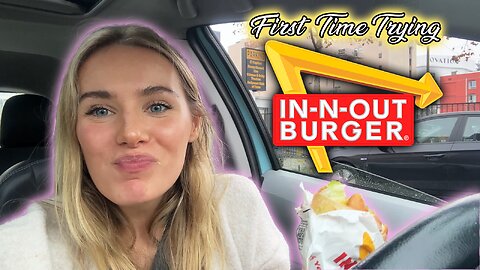Russian Girl First Time Trying In N Out Burger!!