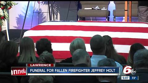 Funeral for fallen Lawrence Firefighter Jeffrey Holt