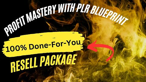 Profit Mastery with PLR Blueprint Review + 4 Bonuses To Make It Work FASTER!