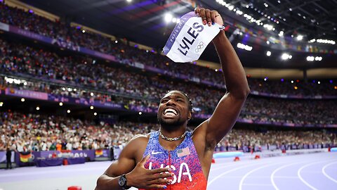 Noah Lyles Makes Olympic History with 100M Gold Medal!