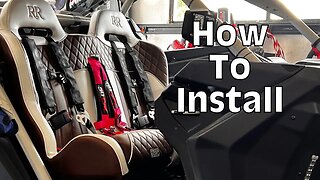 How to Install a Bench Seat In A 2 Seat Can Am X3 (17-22)