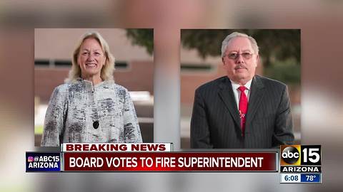 Scottsdale Unified School District votes to fire Superintendent