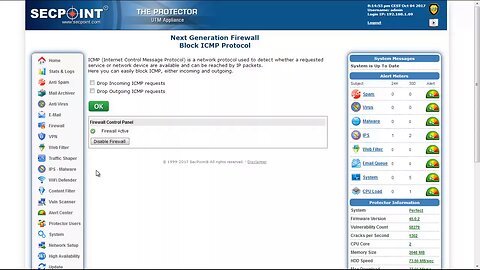 Protector 45 0 Block ICMP