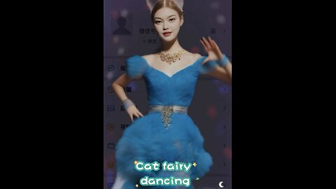 Cat fairy dancing | shake dance | Hilarious dance|amusing fairy|cat dance