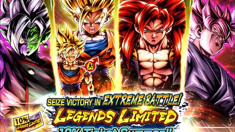 DRAGONBALL LEGENDS TICKET SUMMONS FREE LF!! #dragonballlegends