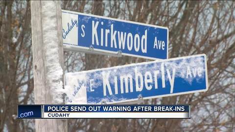 Cudahy Police warn residents to be on look out for suspicious shoveler