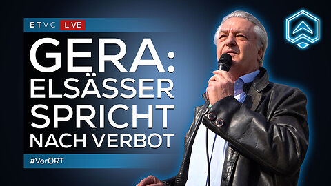 🟥 LIVE | GERA: Elsässer spricht nach COMPACT-Verbot | #VorORT