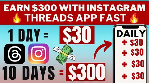 how to make money with Instagram threads app