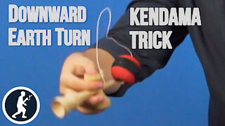Downward Earth Turn Kendama Trick - Learn How