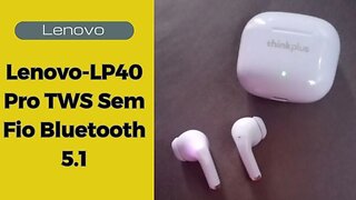 Lenovo LP40 Pro TWS Sem Fio Bluetooth 5 1