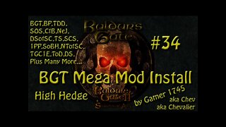 Let's Play Baldur's Gate Trilogy Mega Mod Part 34 - High Hedge