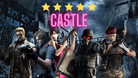 Resident Evil 4 HD (PC 1080p 60fps) - The Mercenaries - (All Characters 5 Stars) - CASTLE STAGE