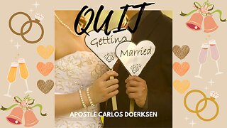 Why God Hates Marriage! -Apostle Carlos Emmanuel