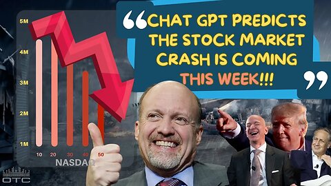 Chat GPT is predicting the Stock Market to CRASH, This Week! #outsidethecharts #market #education