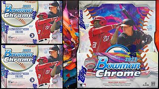 LIVE NEW 2023 BOWMAN CHROME Hobby & HTA CASE Breaks ~ Baseball Card Boxes