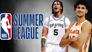 San Antonio Spurs vs Atlanta Hawks | Live Play by Play/Reaction Stream | NBA 2024 Summer League