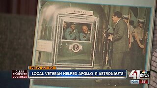 Local veteran helped Apollo 11 astronauts